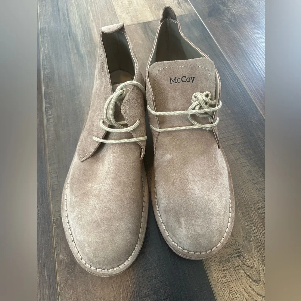 The Real McCoy Vellies Chukka Boots Size 11 Beige